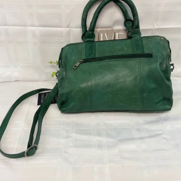 Day & Mood Bags Day Mood Womens Crossbody Bag Hannah Satchel Jade Leather Organizer Nwt